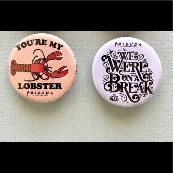 Friends TV Show Button Pin Set - Picture 5 of 8